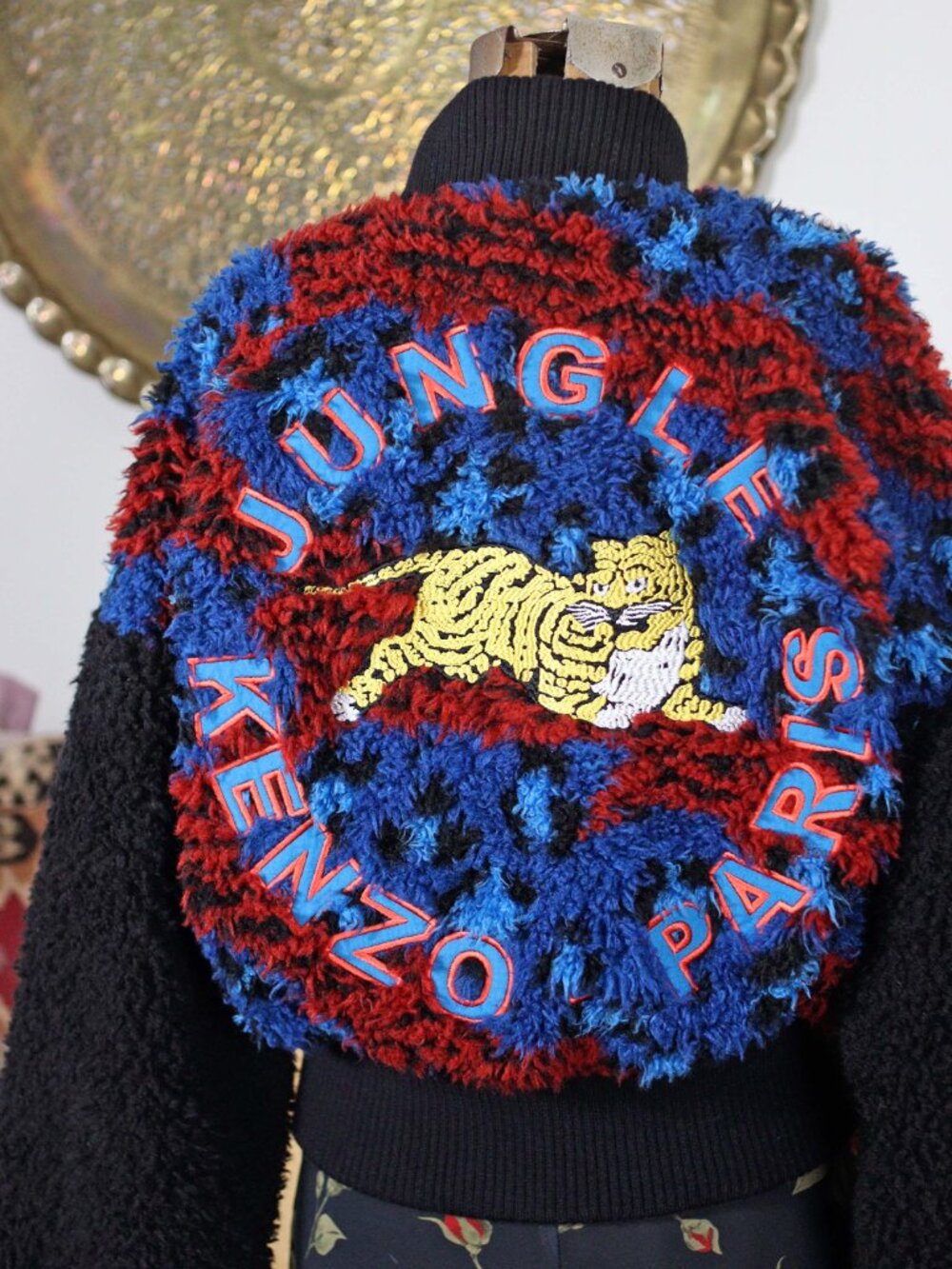 Kenzo x H&M Embroidered Jungle Tiger HM Womens Bomber Jacket 8 38 - Picture 2 of 10